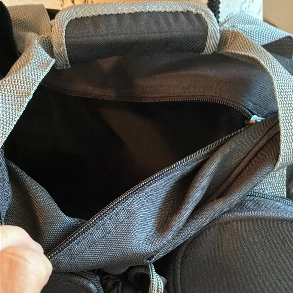 NWOT- Stylish Black Duffel Bag